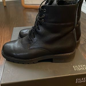 Eileen Fisher Ridley Combat Boots